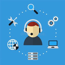 hand holding tree with turbine and solar panel. concept eco ener